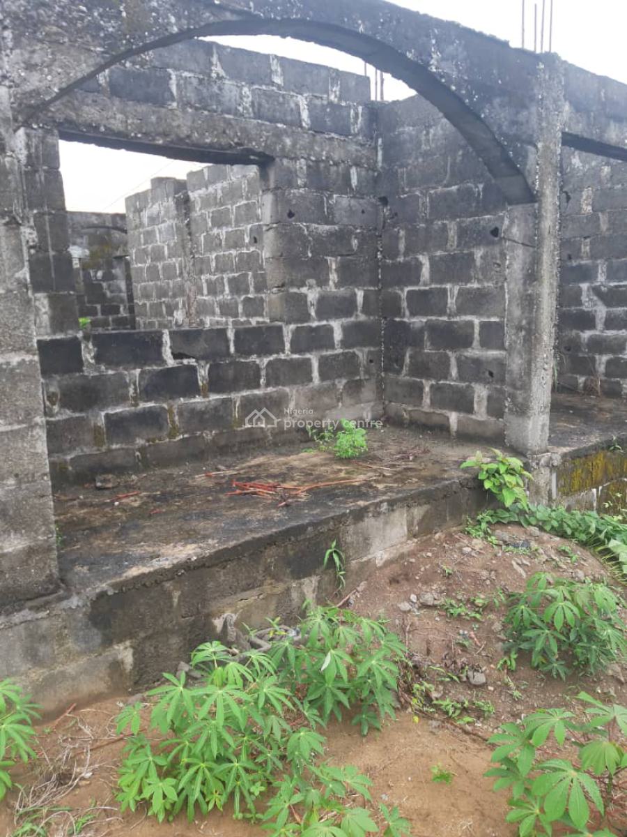 Carcass of a Beautifully Designed & Standard 4 Flat Storey Property, Off Mowo Bus Stop, Age Mowo, Badagry, Lagos, Block of Flats for Sale