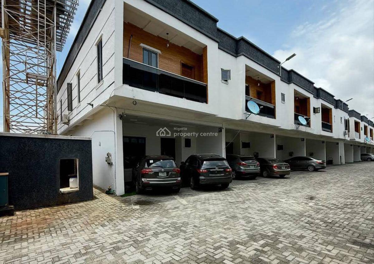 Unfurnished 3 Bedroom Terrace Duplex, Ikota, Lekki, Lagos, Terraced Duplex for Rent