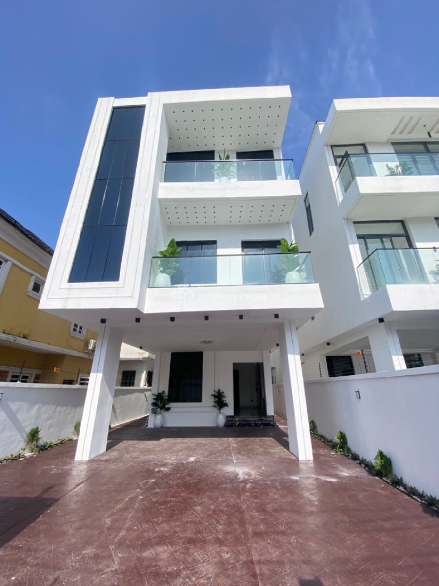 5 Bedroom Fully Detached Duplex with Bq and Pool, Chevron, Lekki, Lagos, Detached Duplex for Sale