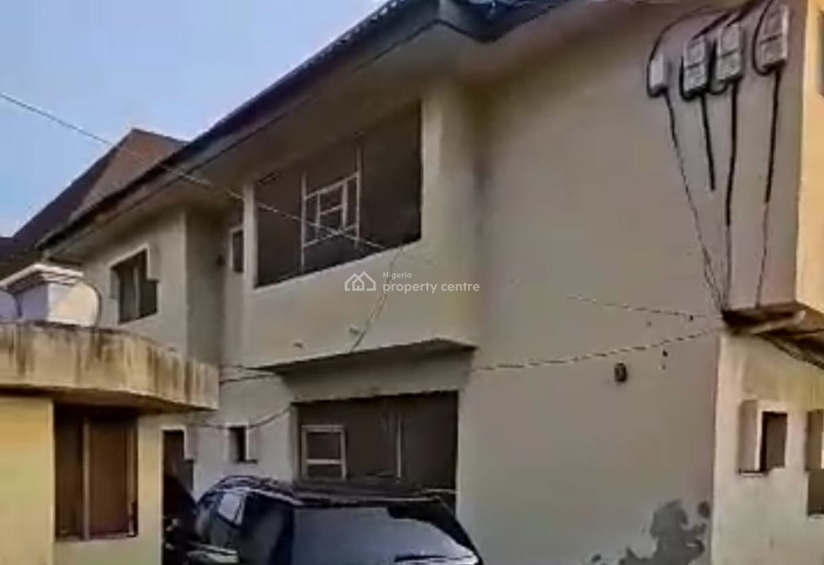 Super Solid Block of 4 Flats in a Well Secured and Serene Environment, Off Ago Palace Way, Okota, Isolo, Lagos, Block of Flats for Sale