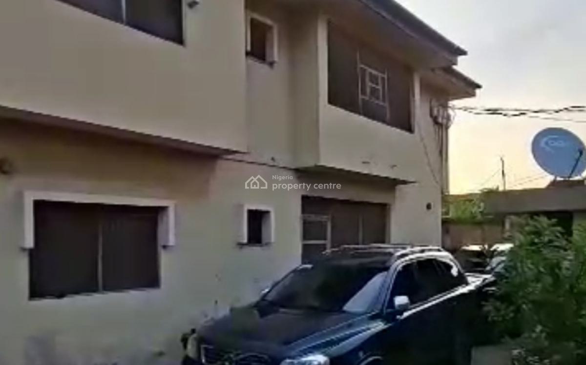 Super Solid Block of 4 Flats in a Well Secured and Serene Environment, Off Ago Palace Way, Okota, Isolo, Lagos, Block of Flats for Sale