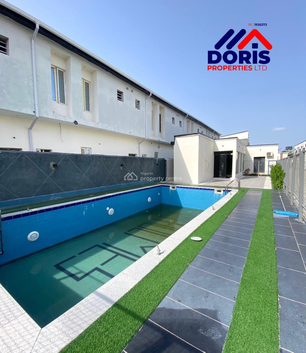 Lovely 4 Bedroom Terrace Duplex with a Bq, Ajiwe, Ajah, Lagos, Terraced Duplex for Sale