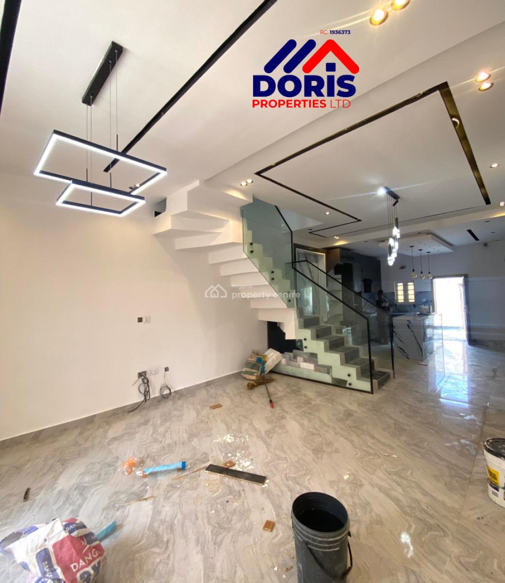 Lovely 4 Bedroom Terrace Duplex with a Bq, Ajiwe, Ajah, Lagos, Terraced Duplex for Sale