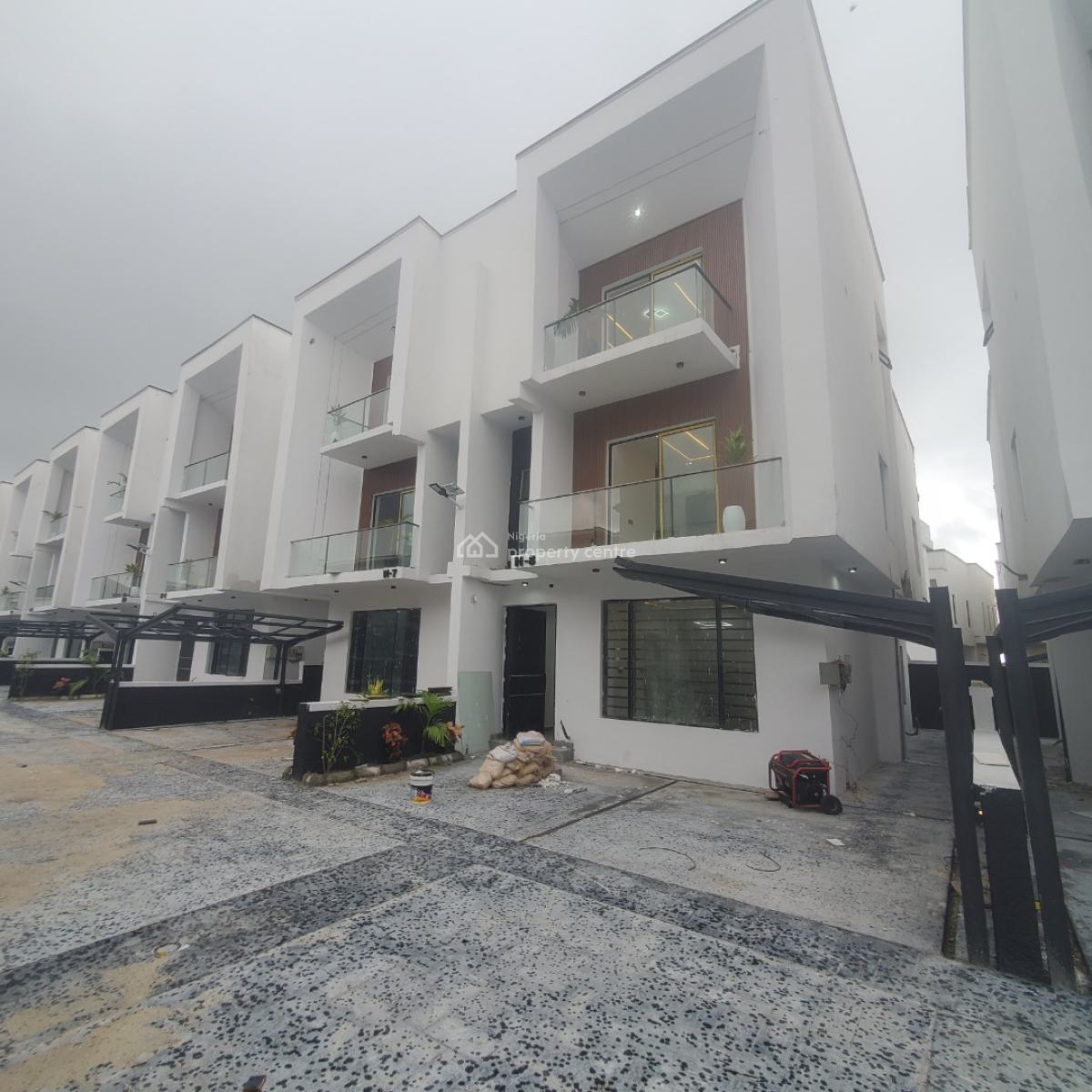 4bedroom Semi Detached Duplex with Pool, Chevron Tollgate, Lekki, Lagos, House for Sale