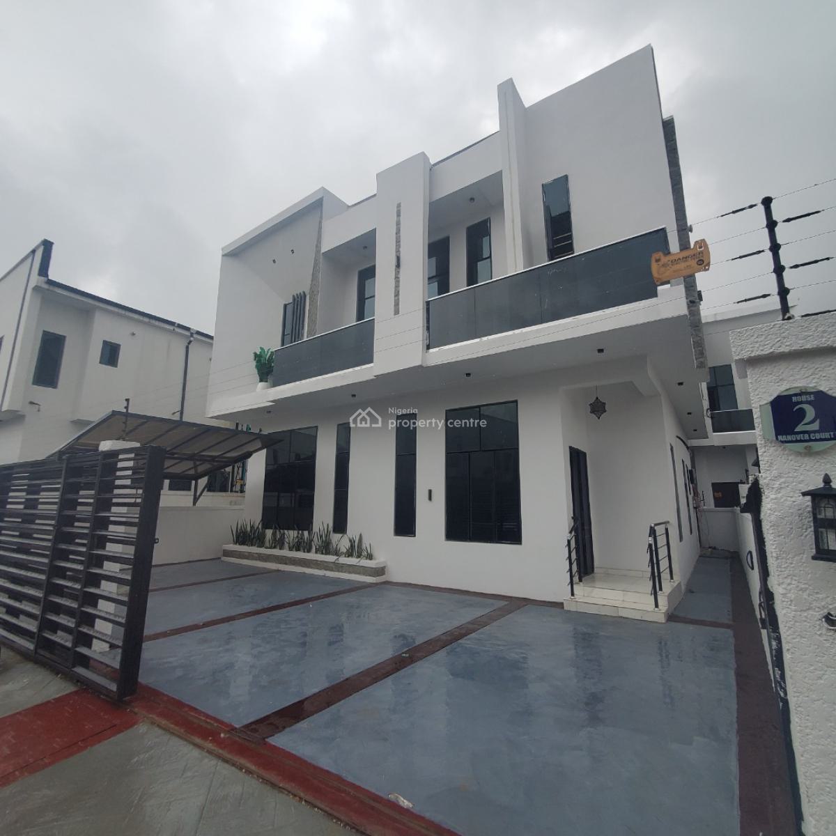 Luxury Fully Detached Duplex for with Bq, Chevron Tollgate, Lekki, Lagos, House for Sale