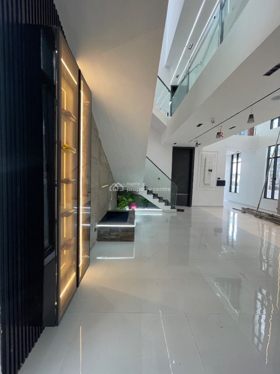 Beautifully Designed 6 Bedroom Fully Detached Duplex with Cinema &pool, Chevron, Lekki, Lagos, Detached Duplex for Sale