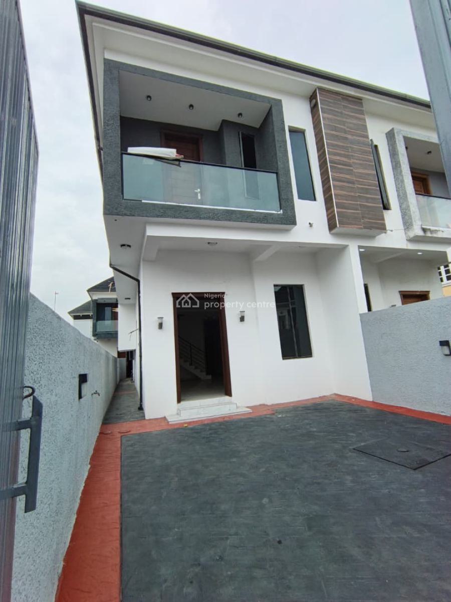 4 Bedroom Semi Detached Duplex with Bq, Chevron, Lekki, Lagos, Semi-detached Duplex for Sale