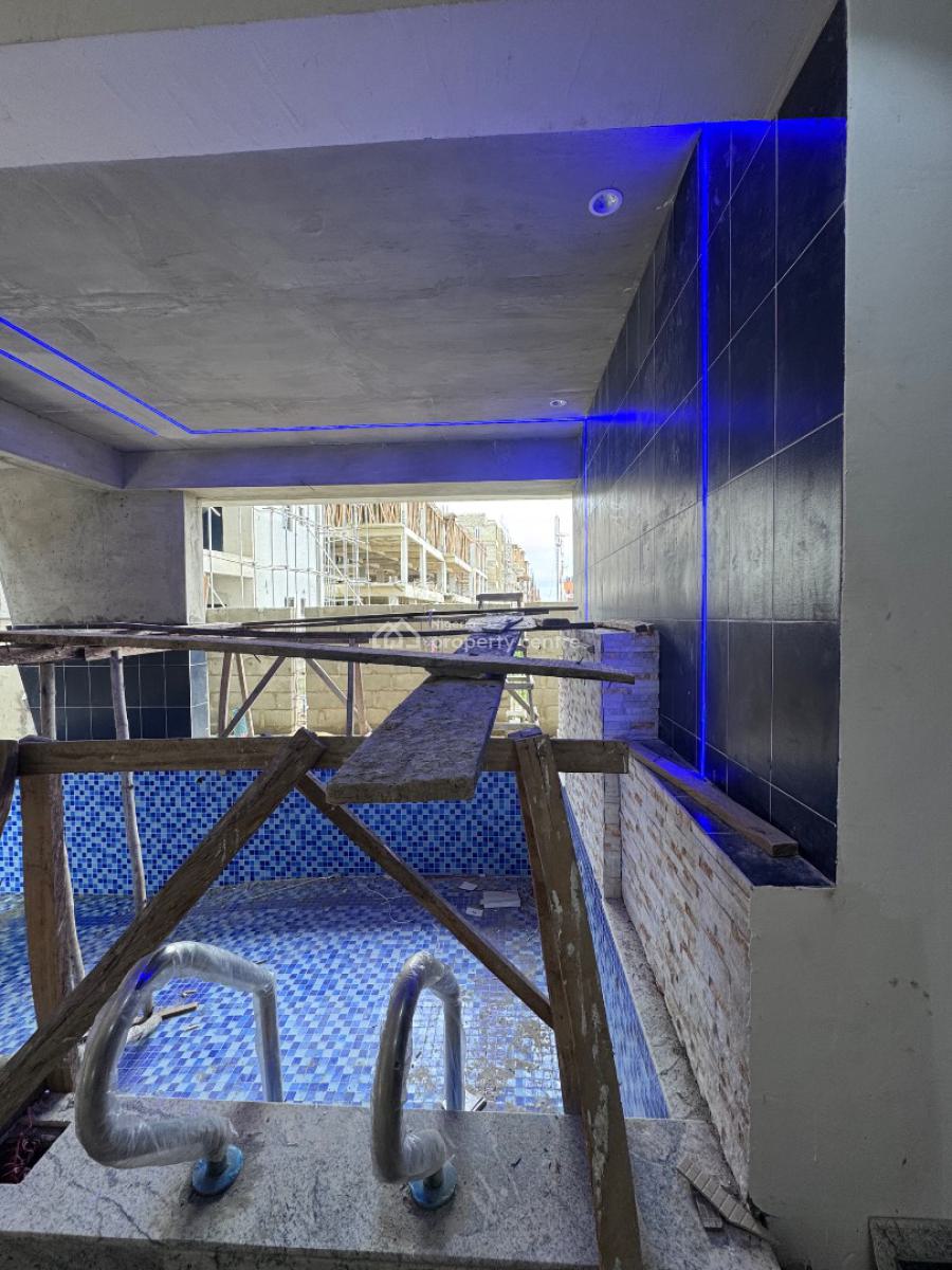 Luxury 2 Bedroom Apartment + Bq, Swimming Pool, Lift and Gym, Less Than 3 Minutes Drive From Oba Elegushi Palace, Ikate Elegushi, Lekki, Lagos, Flat / Apartment for Sale