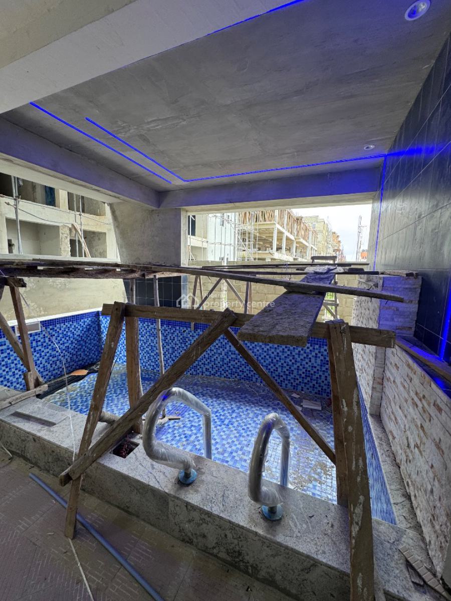 Luxury 2 Bedroom Apartment + Bq, Swimming Pool, Lift and Gym, Less Than 3 Minutes Drive From Oba Elegushi Palace, Ikate Elegushi, Lekki, Lagos, Flat / Apartment for Sale