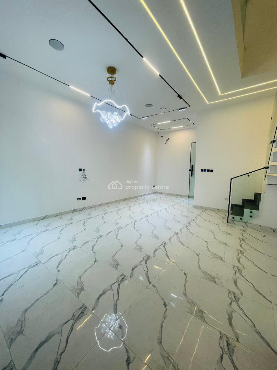 Exclusive 4 Bedroom Terrace Duplex Plus Bq and Swimming Pool, Osapa, Lekki, Lagos, Terraced Duplex for Sale