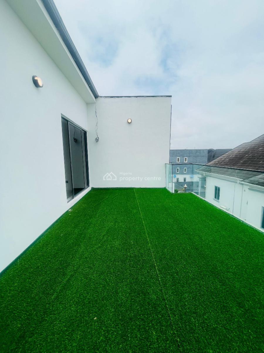 Exclusive 4 Bedroom Terrace Duplex Plus Bq and Swimming Pool, Osapa, Lekki, Lagos, Terraced Duplex for Sale