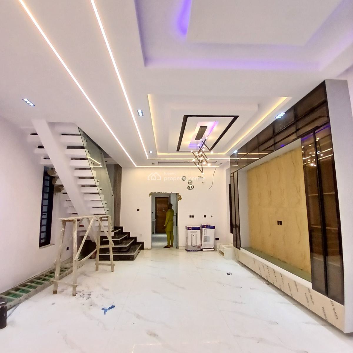 Gigantic 5 Bedroom Detached Duplex with Swimming Pool, Bq, Chevron Toll Gate, Orchid Road, Lekki, Lagos, Detached Duplex for Sale