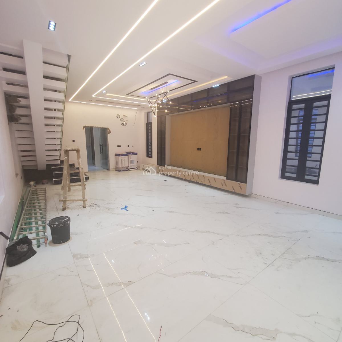 Luxury 5 Bedroom Fully Detached Duplex with Pool, Chevron Tollgate, Lekki, Lagos, House for Sale