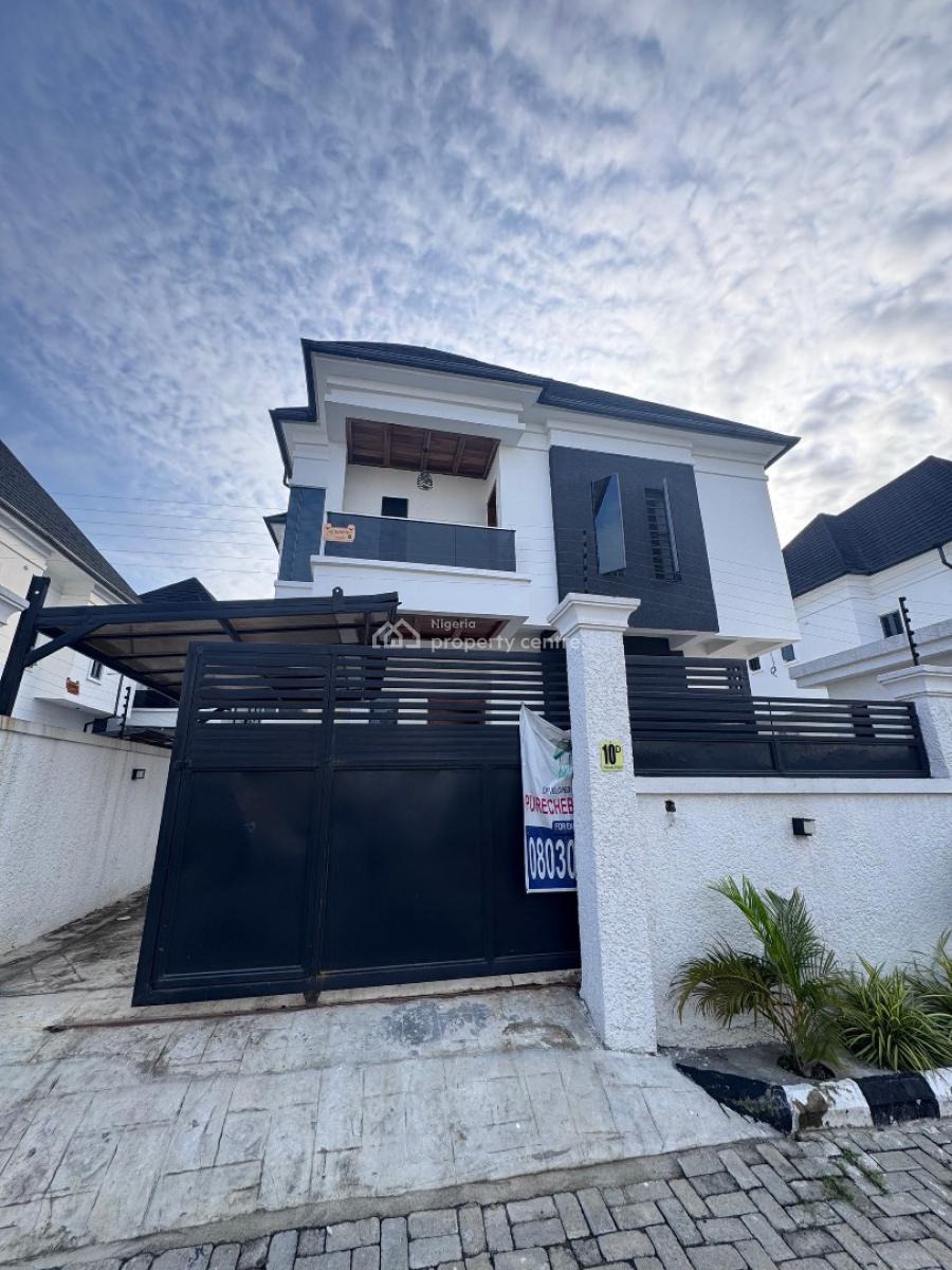 Luxurious 4 Bedroom Duplex, Chevron, Lekki, Lagos, Detached Duplex for Sale