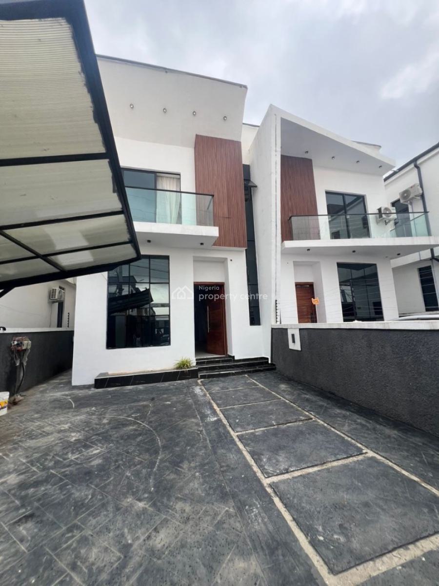 Well Finished 4 Bedroom Semi Detached Duplex with a Bq, Ikota Gra, Ikota, Lekki, Lagos, Semi-detached Duplex for Rent