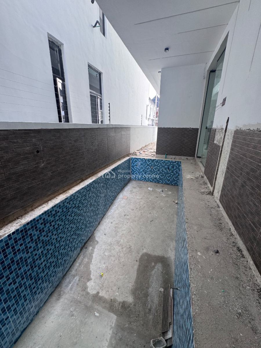 Luxury 5 Bedroom Semi Detached Duplex with Swimming Pool + Bq, Gym, Chevron, Less Than 7 Minutes Drive From Lekki Conservative Center, Lekki, Lagos, Semi-detached Duplex for Sale