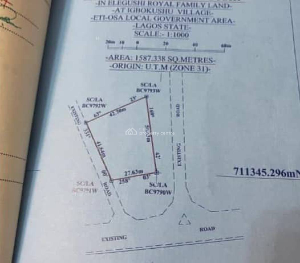 a Land Measuring 1587sqm for Joint Ventures Development Partnership,, By Nicon Town, Ikate Elegushi, Lekki, Lagos, Plaza / Complex / Mall Joint Venture