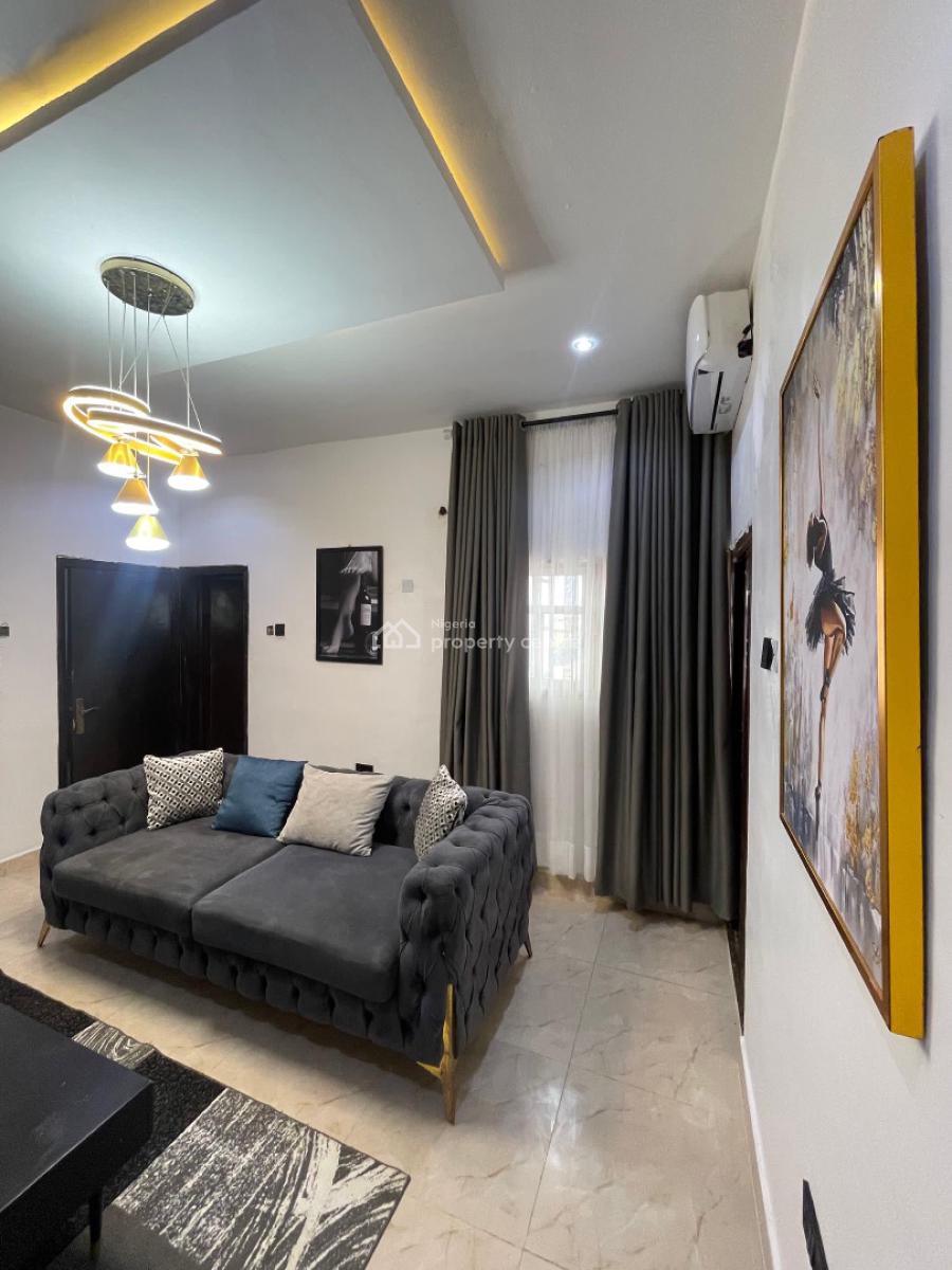 Fully Furnished & Serviced Miniflat + Swimming Pool, Osapa, Lekki, Lagos, Mini Flat (room and Parlour) for Rent