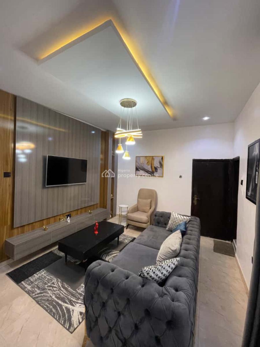 Fully Furnished & Serviced Miniflat + Swimming Pool, Osapa, Lekki, Lagos, Mini Flat (room and Parlour) for Rent