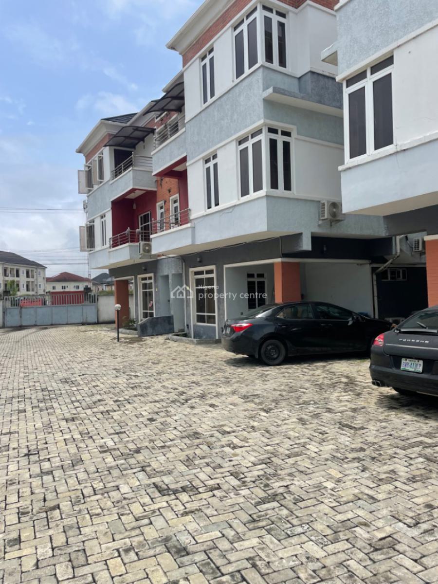 Luxurious 4 Bedroom Terrace with Bq, Ikota Gra, Ikota, Lekki, Lagos, Terraced Duplex for Rent