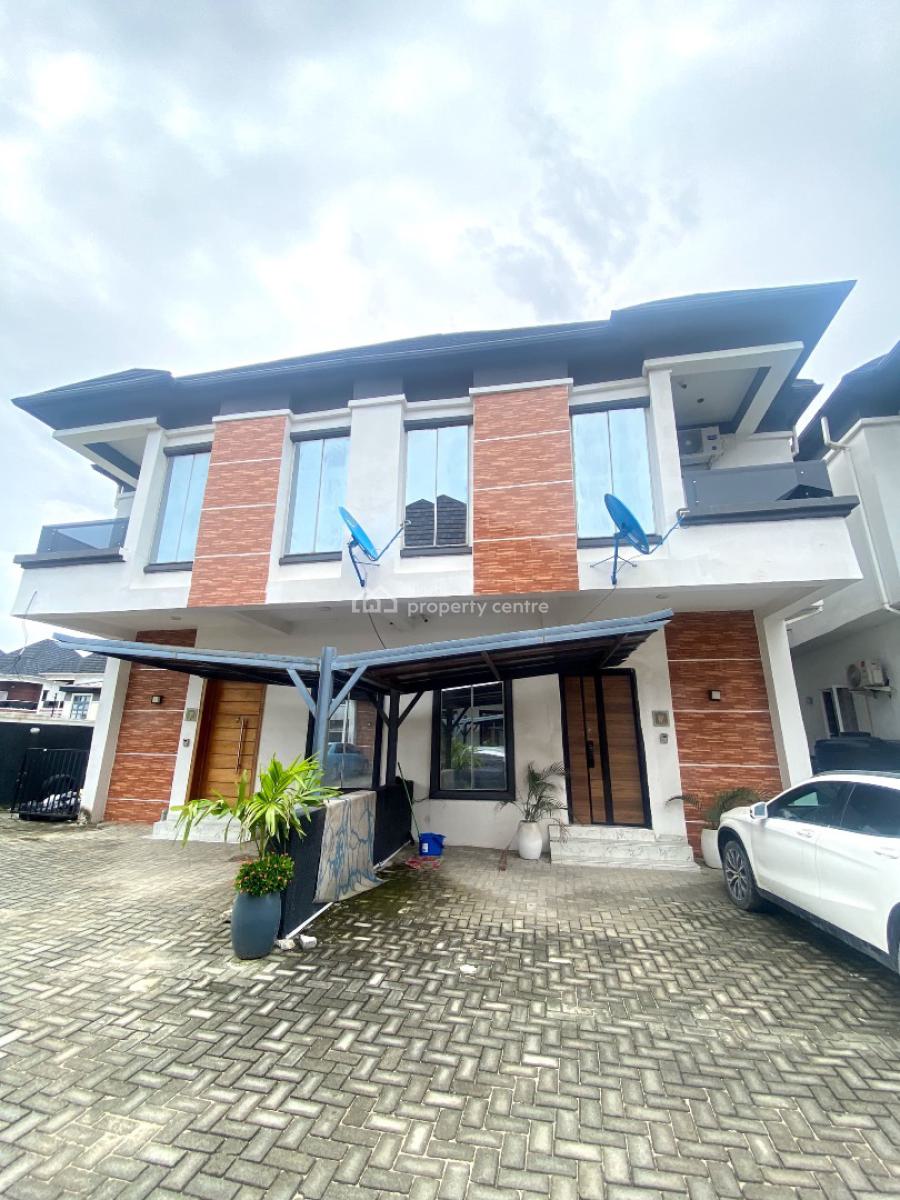 Furnished 4 Bedroom Semi Detached Duplex with Bq in a Secure Estate, Orchid, Lekki, Lagos, Semi-detached Duplex for Sale