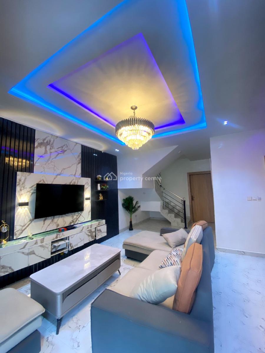 Furnished 4 Bedroom Semi Detached Duplex with Bq in a Secure Estate, Orchid, Lekki, Lagos, Semi-detached Duplex for Sale