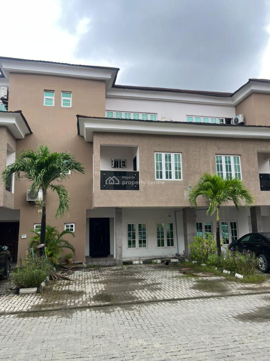 3 Bedroom Terraced Duplex with Bq, Osborne, Ikoyi, Lagos, Terraced Duplex for Rent