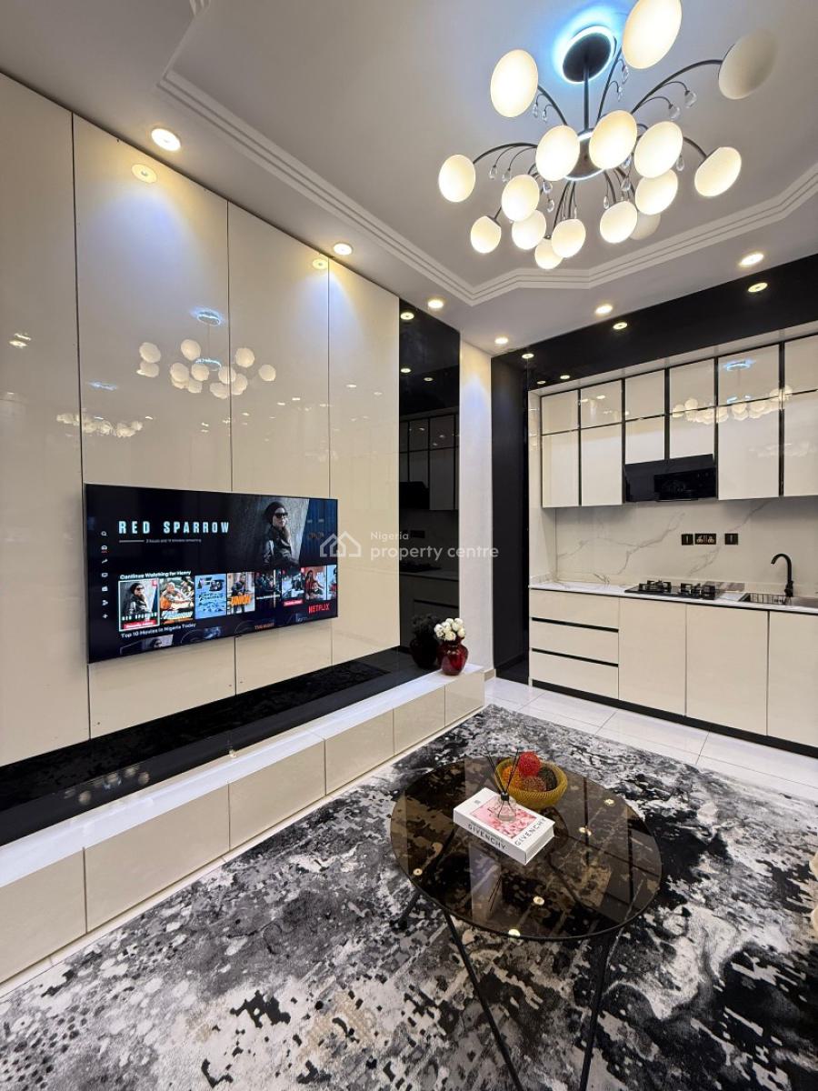 Luxuriously Designed One Bedroom Apartment with Cinema and Bathtub, Osapa London, Lekki, Lagos, Flat / Apartment Short Let