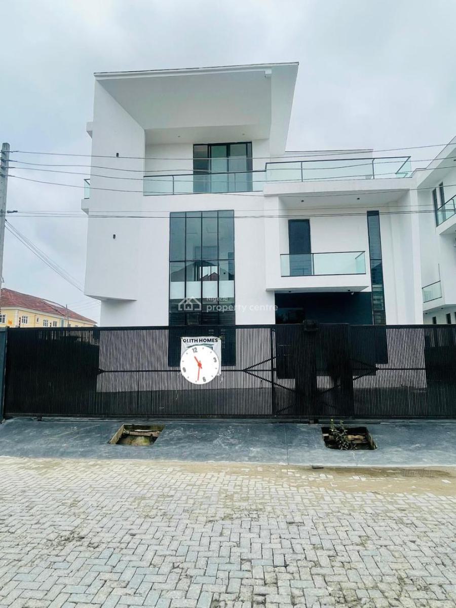 Breathtaking 5 Bedroom Detached Duplex + Bq, Pool + Cinema, Osapa, Lekki, Lagos, Detached Duplex for Sale