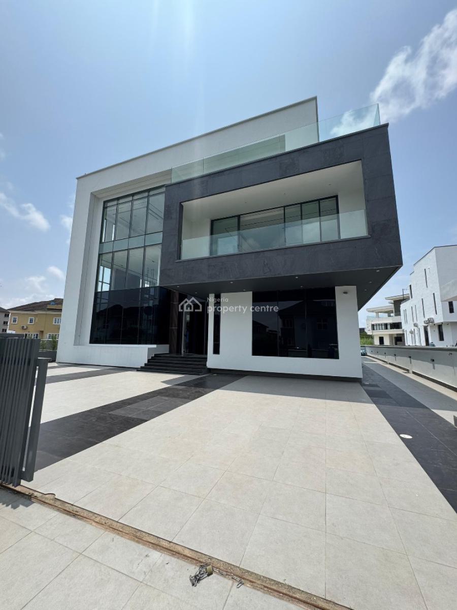 Magnificently Built 5 Bedroom Duplex with Huge Terrace Space, Pinnock Beach, Osapa, Lekki, Lagos, Detached Duplex for Sale