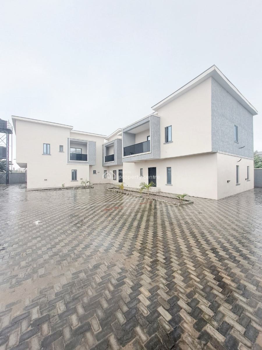 Well Finished 3 Units of 4 Bedroom Terrace with Bq in a Gated Estate, Abraham Adesanya, Ajah, Lagos, Terraced Duplex for Sale