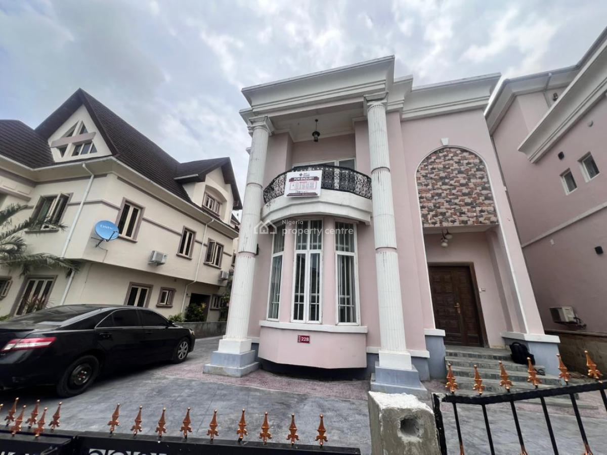 4 Bedroom Detached Duplex with Penthouse and Bq Sitting on 600sqm Land, Arcadia Groove Estate, Osapa, Lekki, Lagos, Detached Duplex for Sale