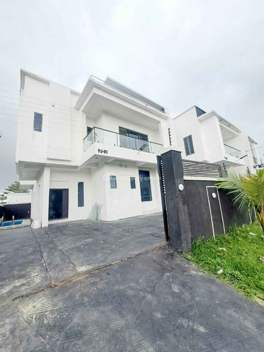 Newly Built 5 Bedroom Detached Duplex with Pool & Bq, Abraham Adesanya, Ajah, Lagos, Detached Duplex for Sale