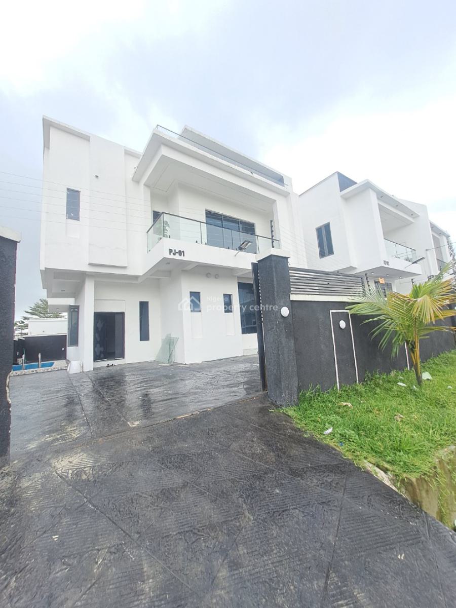 Newly Built 5 Bedroom Detached Duplex with Pool & Bq, Abraham Adesanya, Ajah, Lagos, Detached Duplex for Sale