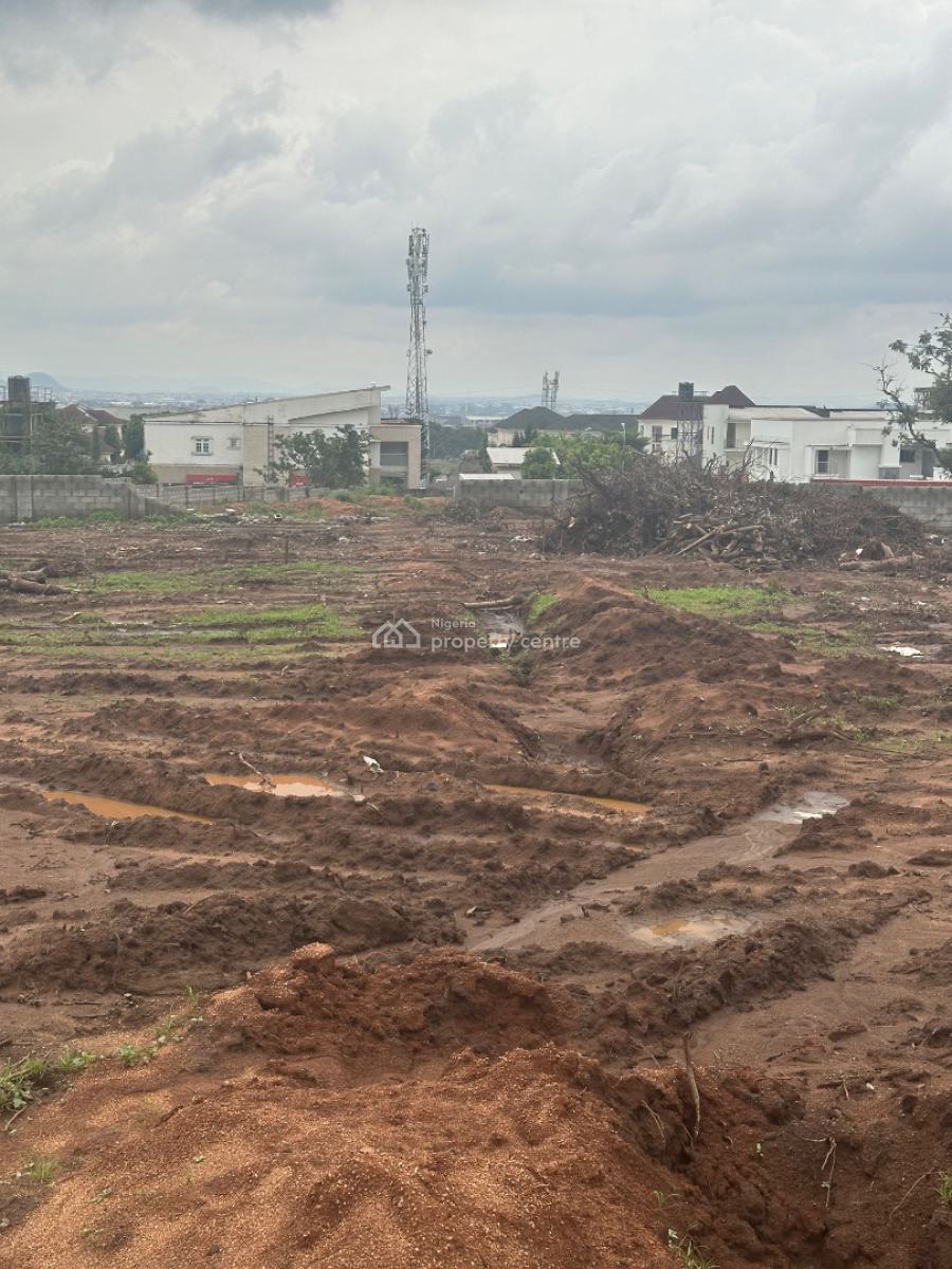500sqm Table Land Buildable and Livable for a 5 Bedroom Duplex with Bq, Diplomatic Zone, Katampe Extension, Katampe, Abuja, Residential Land for Sale
