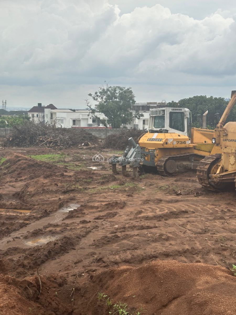 500sqm Table Land Buildable and Livable for a 5 Bedroom Duplex with Bq, Diplomatic Zone, Katampe Extension, Katampe, Abuja, Residential Land for Sale
