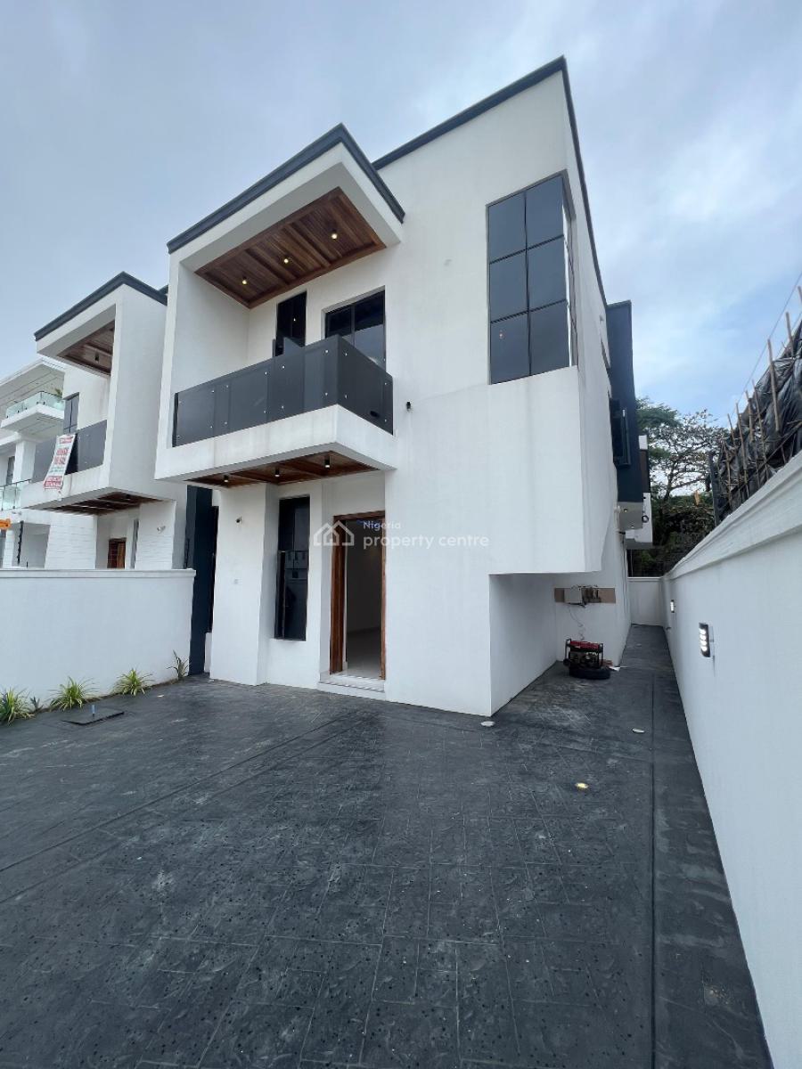 Elegant 4 Bedroom Detached Duplex with Pool & Bq in Serene Estate, Chevron Toll Gate, Lekki, Lagos, Detached Duplex for Sale