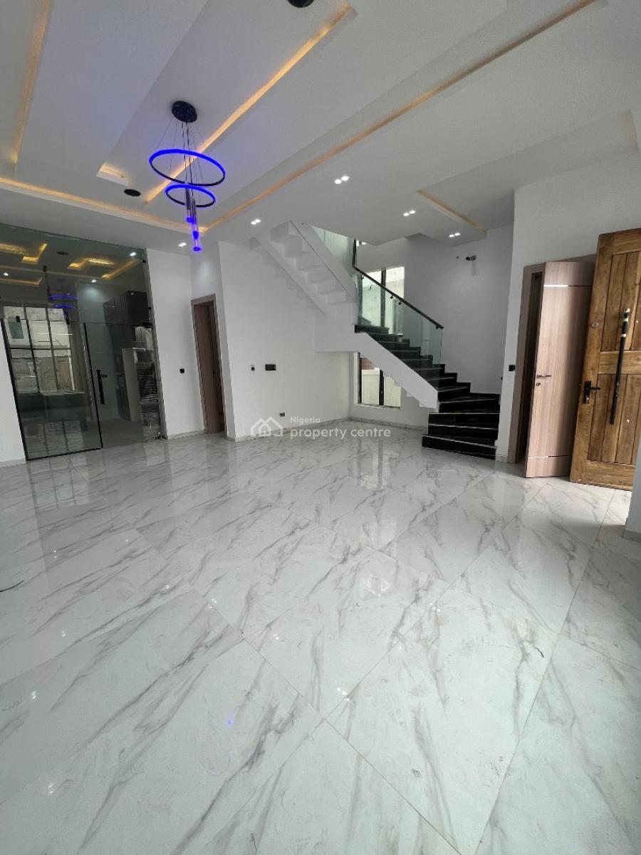 Elegant 4 Bedroom Detached Duplex with Pool & Bq in Serene Estate, Chevron Toll Gate, Lekki, Lagos, Detached Duplex for Sale