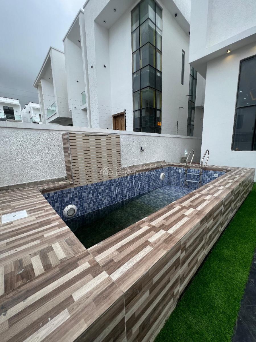 Elegant 4 Bedroom Detached Duplex with Pool & Bq in Serene Estate, Chevron Toll Gate, Lekki, Lagos, Detached Duplex for Sale