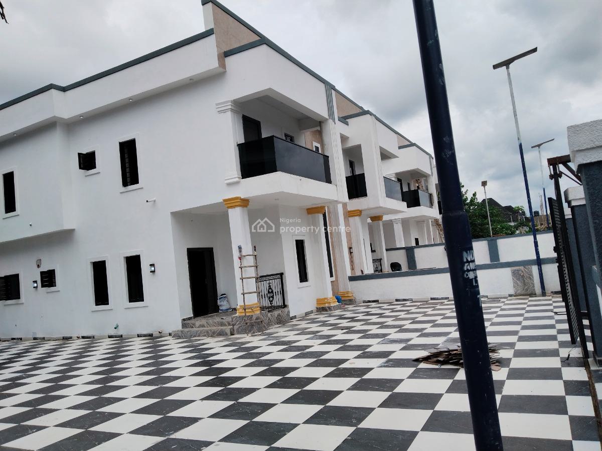 Brand New and Well Finished 4 Units of 4 Bedroom Duplexes, Shell Cooperative Estate, Eliozu, Port Harcourt, Rivers, Semi-detached Duplex for Sale