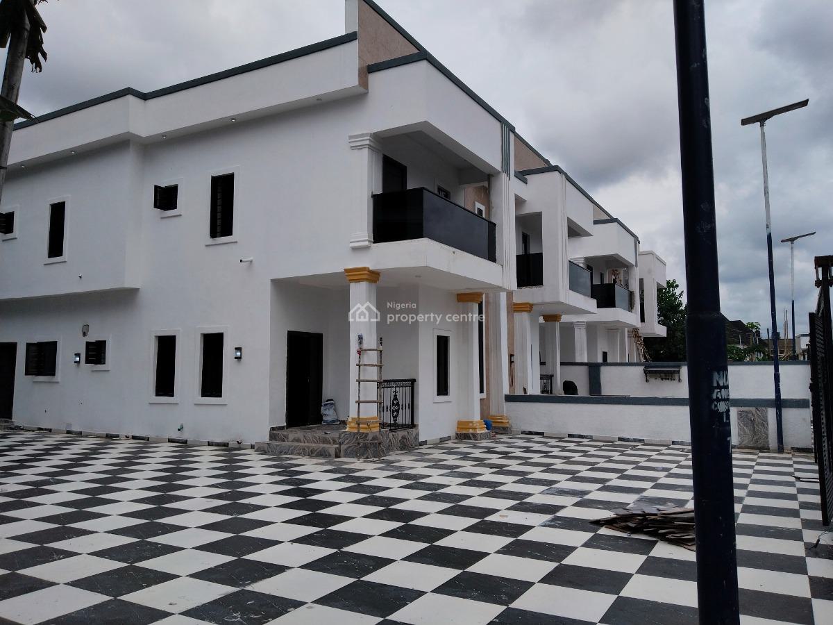 Brand New and Well Finished 4 Units of 4 Bedroom Duplexes, Shell Cooperative Estate, Eliozu, Port Harcourt, Rivers, Semi-detached Duplex for Sale