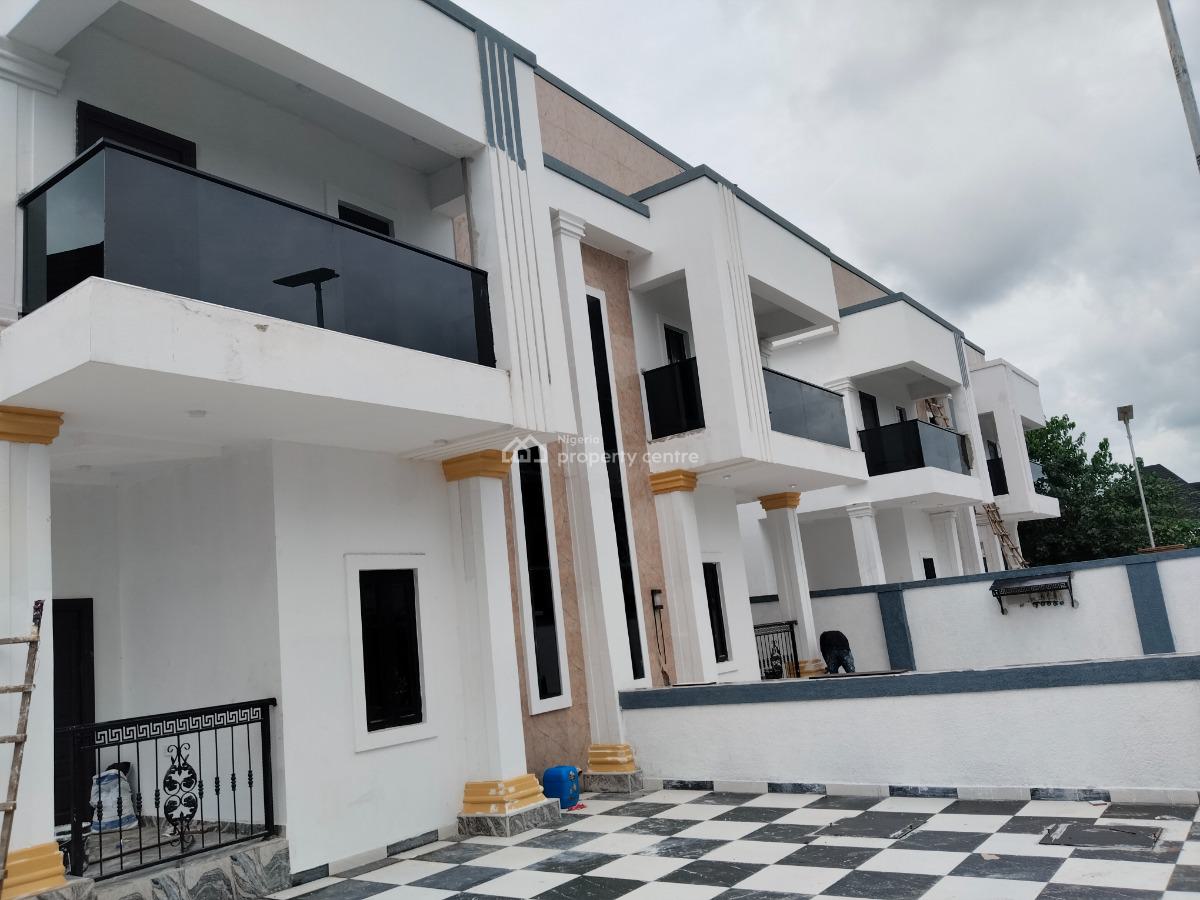 Brand New and Well Finished 4 Units of 4 Bedroom Duplexes, Shell Cooperative Estate, Eliozu, Port Harcourt, Rivers, Semi-detached Duplex for Sale