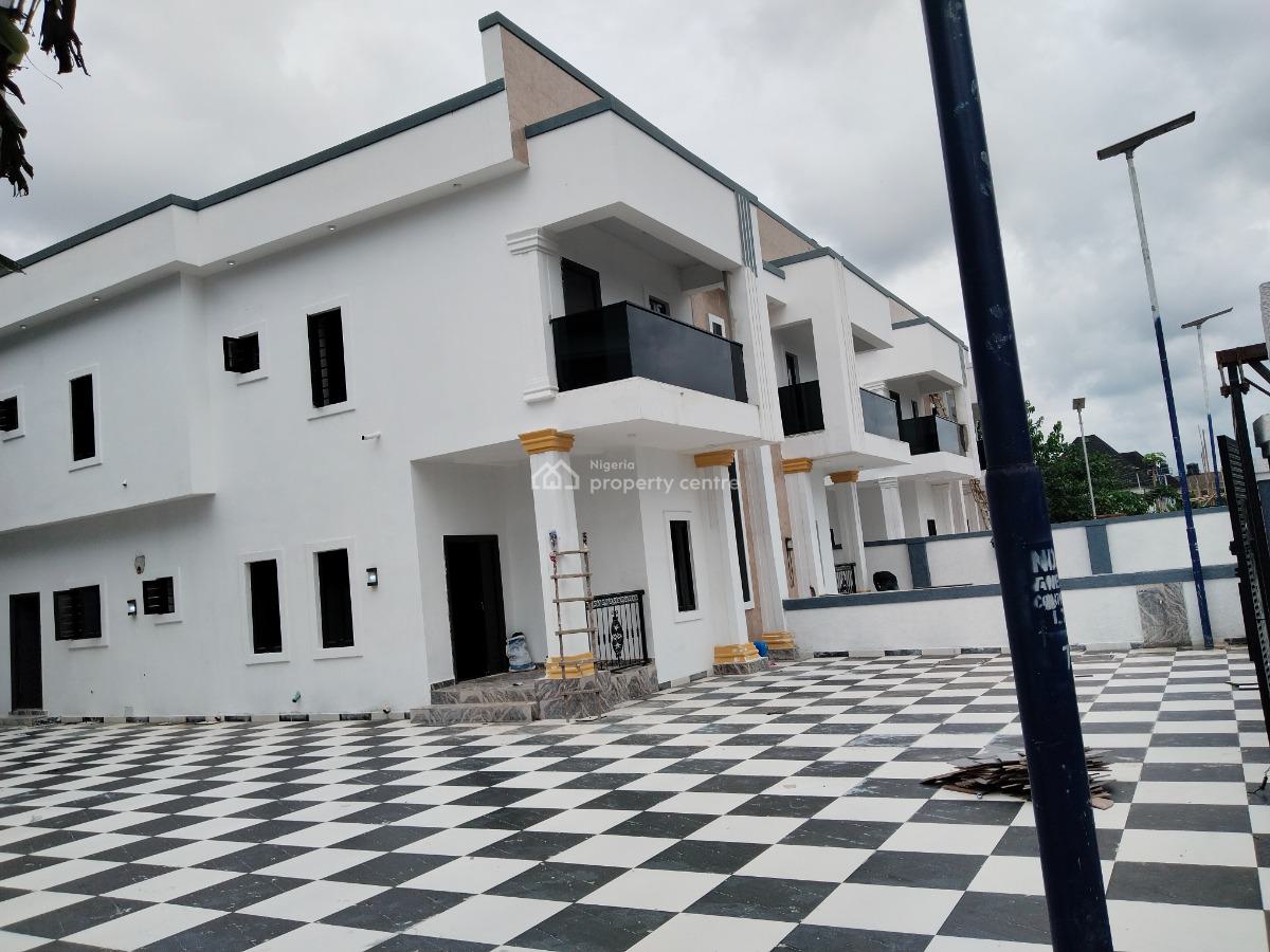 Brand New and Well Finished 4 Units of 4 Bedroom Duplexes, Shell Cooperative Estate, Eliozu, Port Harcourt, Rivers, Semi-detached Duplex for Sale