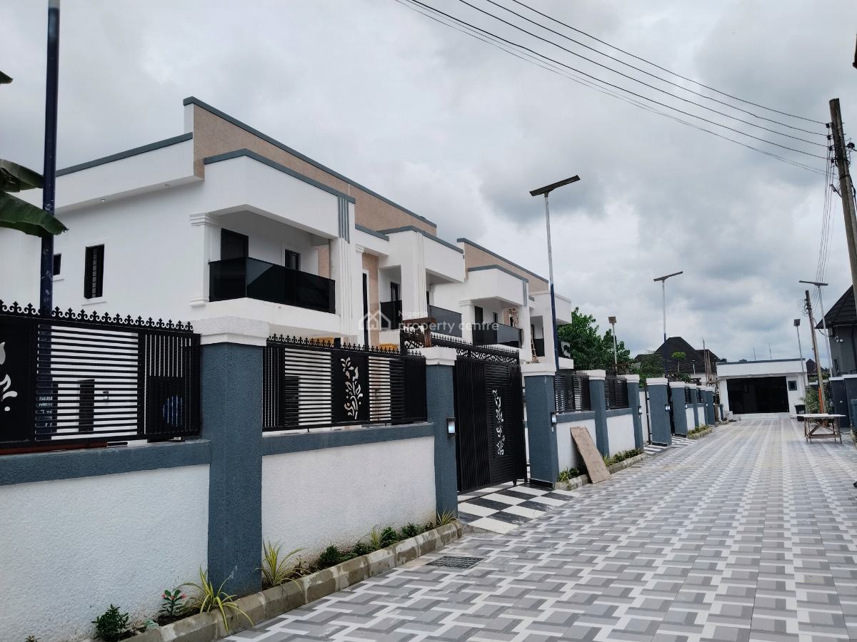 Brand New and Well Finished 4 Units of 4 Bedroom Duplexes, Shell Cooperative Estate, Eliozu, Port Harcourt, Rivers, Semi-detached Duplex for Sale