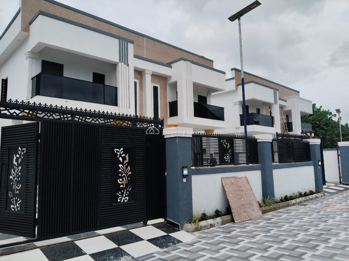 Brand New and Well Finished 4 Units of 4 Bedroom Duplexes, Shell Cooperative Estate, Eliozu, Port Harcourt, Rivers, Semi-detached Duplex for Sale