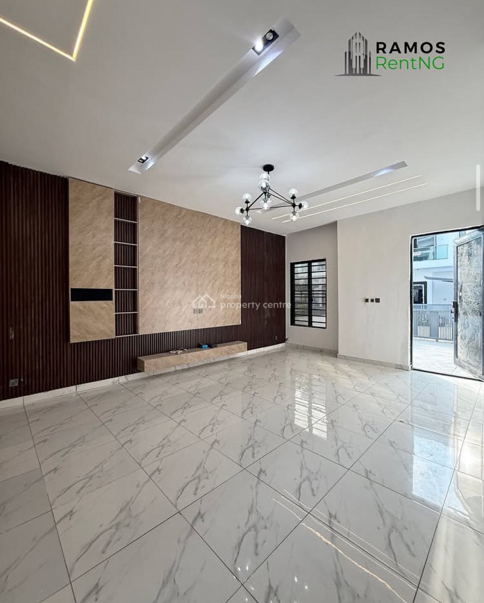 Self Compound Brand New 4 Bedroom Semi Detached Duplex with Bq, Orchid Road, Lekki, Lagos, Semi-detached Duplex for Rent