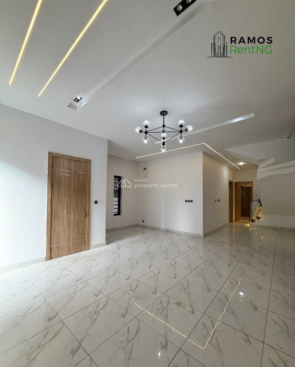 Self Compound Brand New 4 Bedroom Semi Detached Duplex with Bq, Orchid Road, Lekki, Lagos, Semi-detached Duplex for Rent
