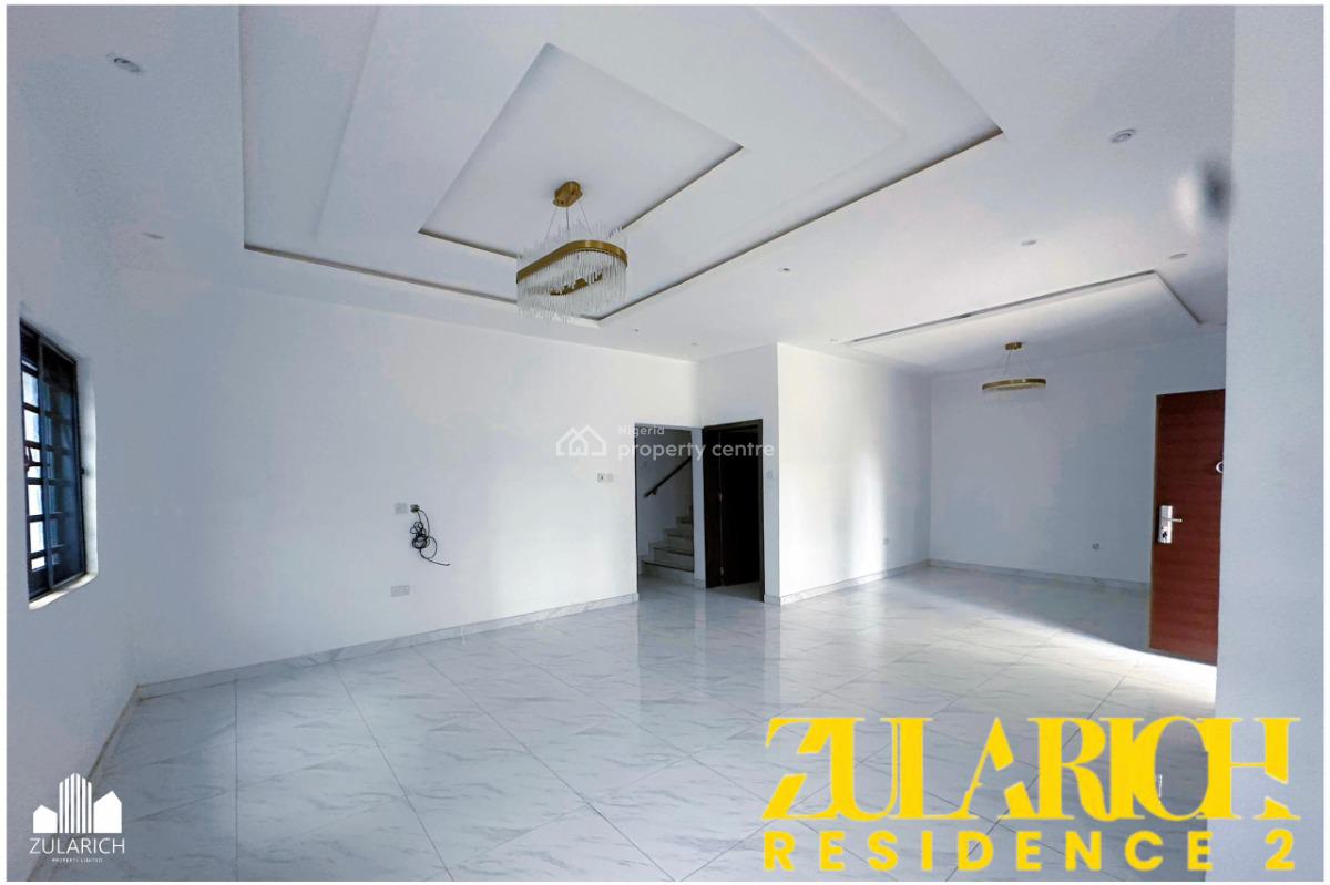 Introducting Zularich Residences 2. The Luxury 4 Bedroom Terrace Duple, Located in Monastery Road, Behind Shoprite, Sangotedo, Ajah, Lagos, Terraced Duplex for Sale