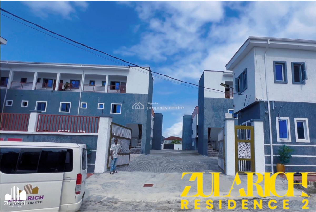 Introducting Zularich Residences 2. The Luxury 4 Bedroom Terrace Duple, Located in Monastery Road, Behind Shoprite, Sangotedo, Ajah, Lagos, Terraced Duplex for Sale