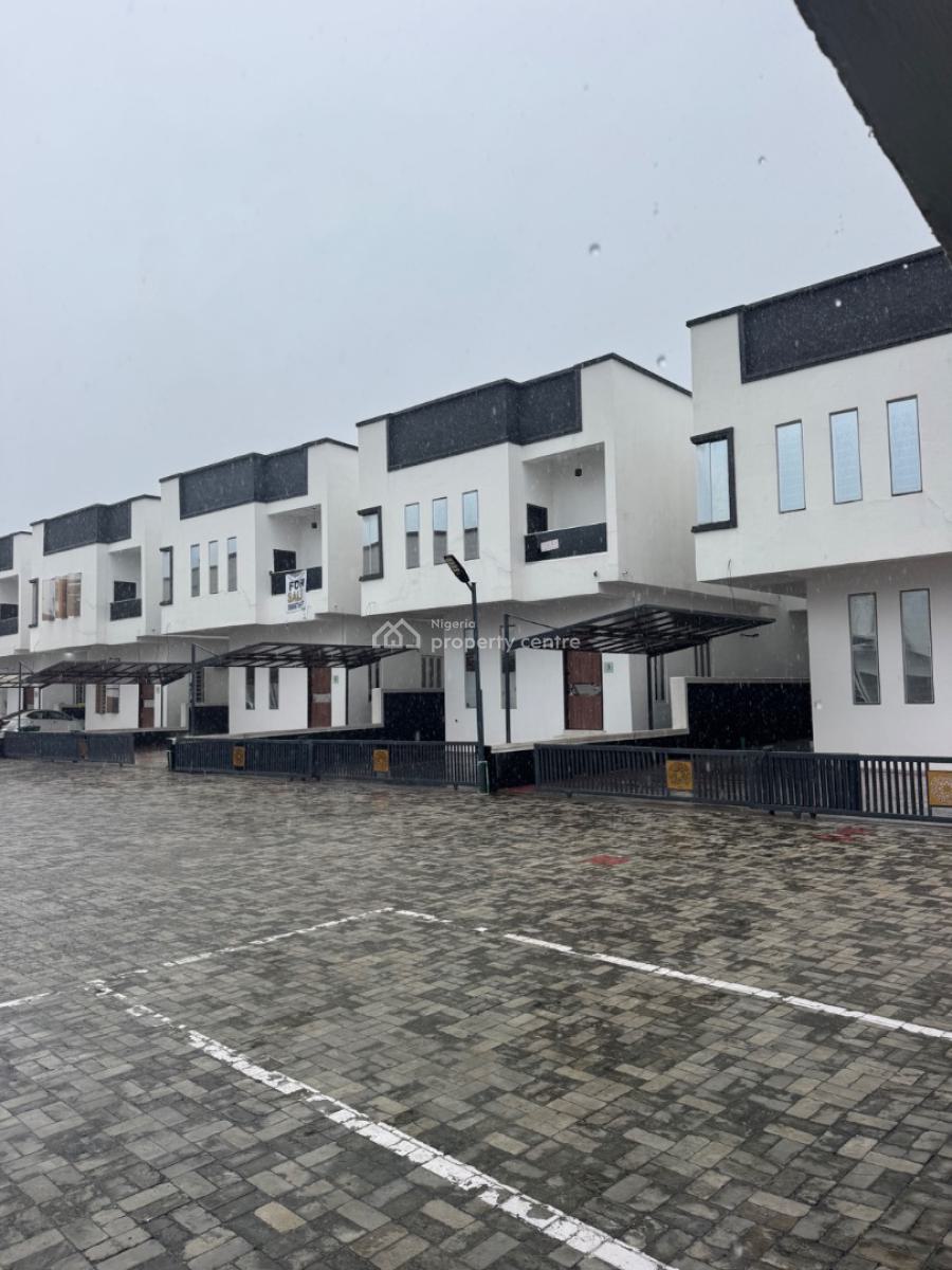Service Newly Built 4 Bedroom Duplex  Pool Gym Children Playground, Lekki County Ikota, Lekki, Lagos, Terraced Duplex for Sale